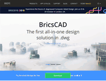 Tablet Screenshot of bricsys.com